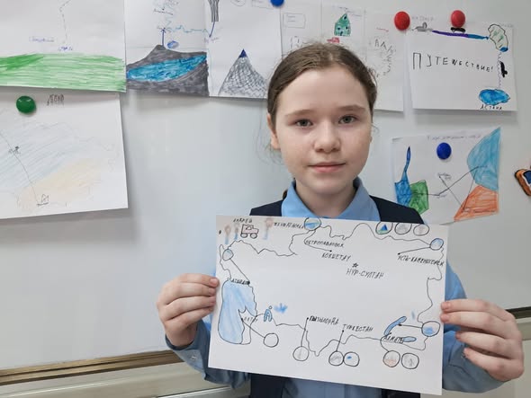 Шығармашылық жұмыс «Достармен саяхат»