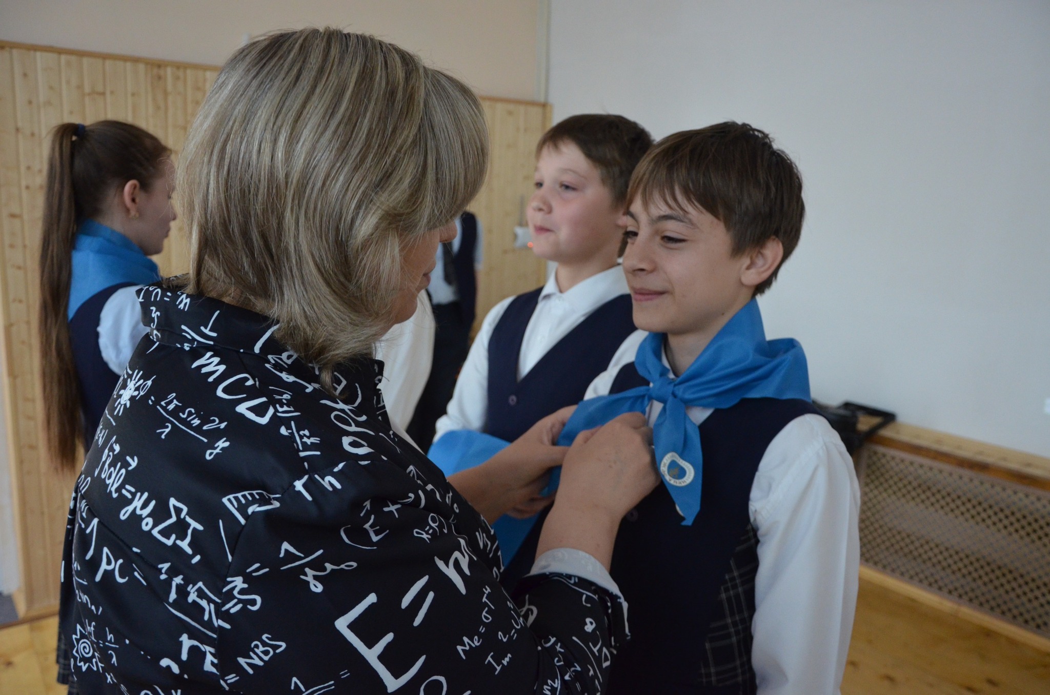 «Жас Ұлан» және «Жас Қыран» қатарына оқушыларды қабылдау рәсімі